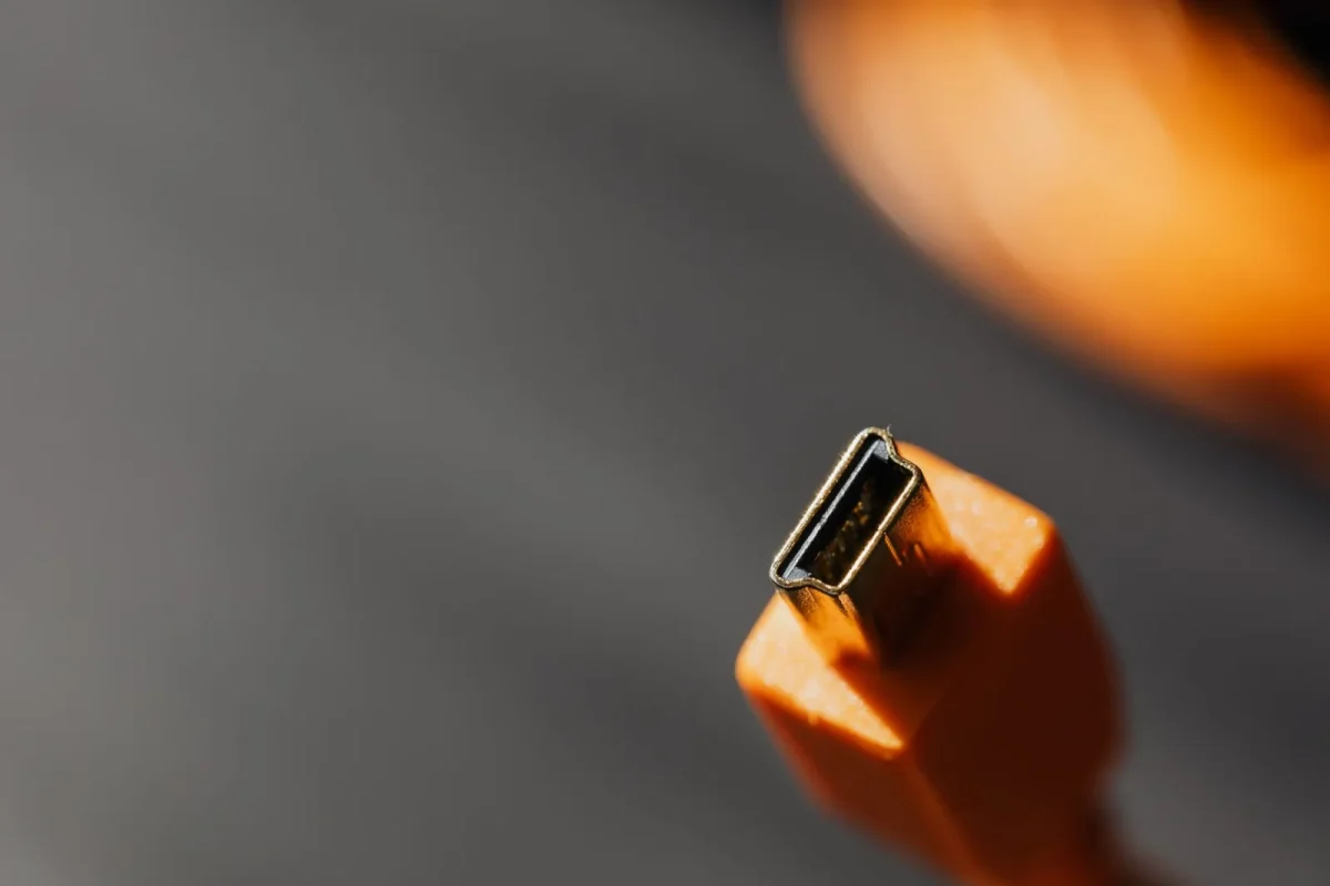Close up of a browned and melted stator connector on a Polaris RZR