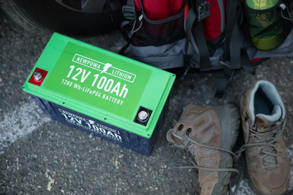 Second battery mounted in a sealed box under a UTV seat